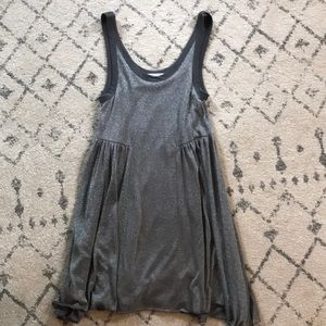 Free people flowy silver dress
